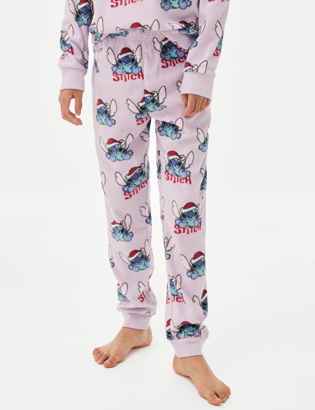 Lilo Stitch Christmas Fleece Pyjamas 6 16 Yrs M S Collection M S