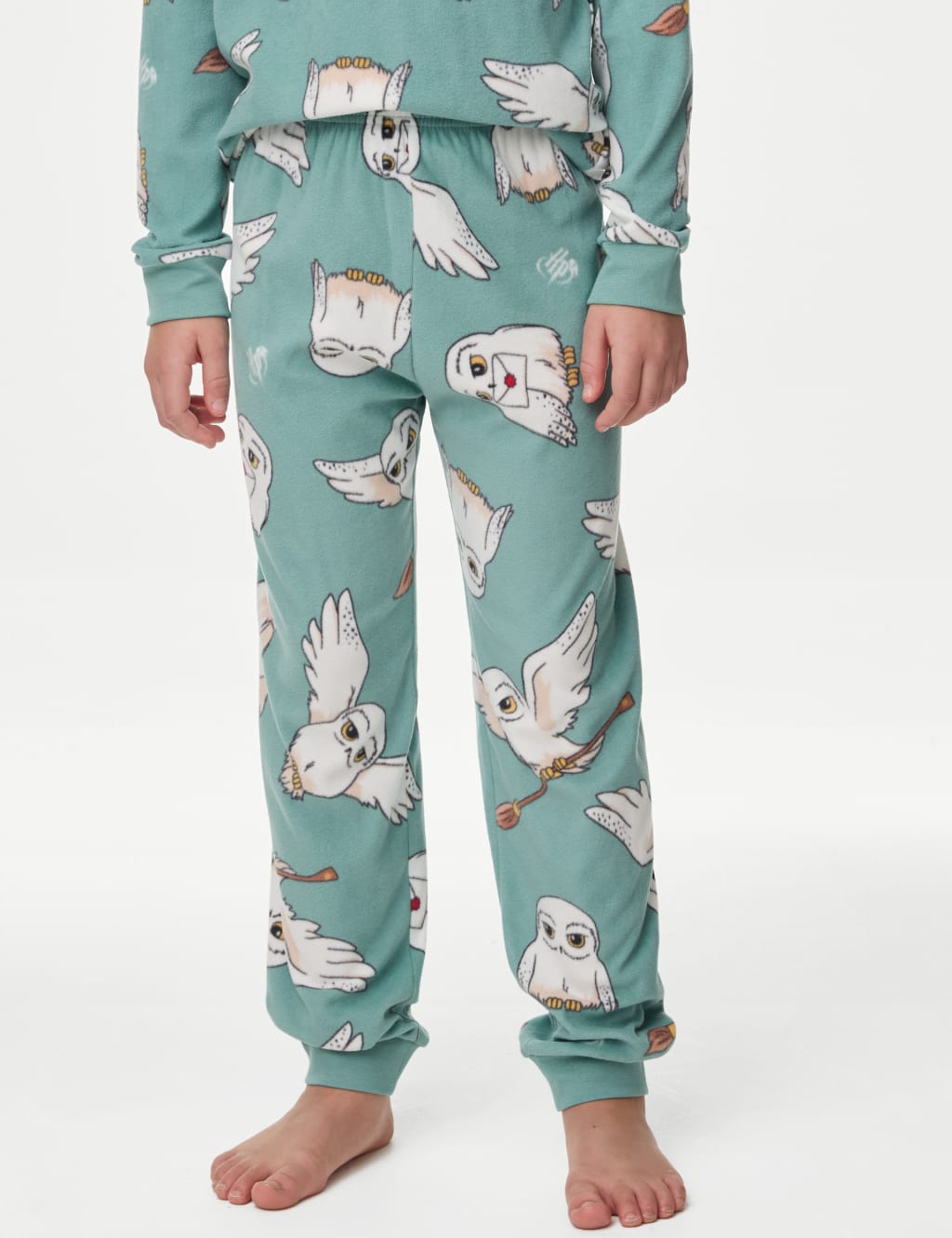 Harry Potter Fleece Hedwig Pyjamas 6 16 Yrs