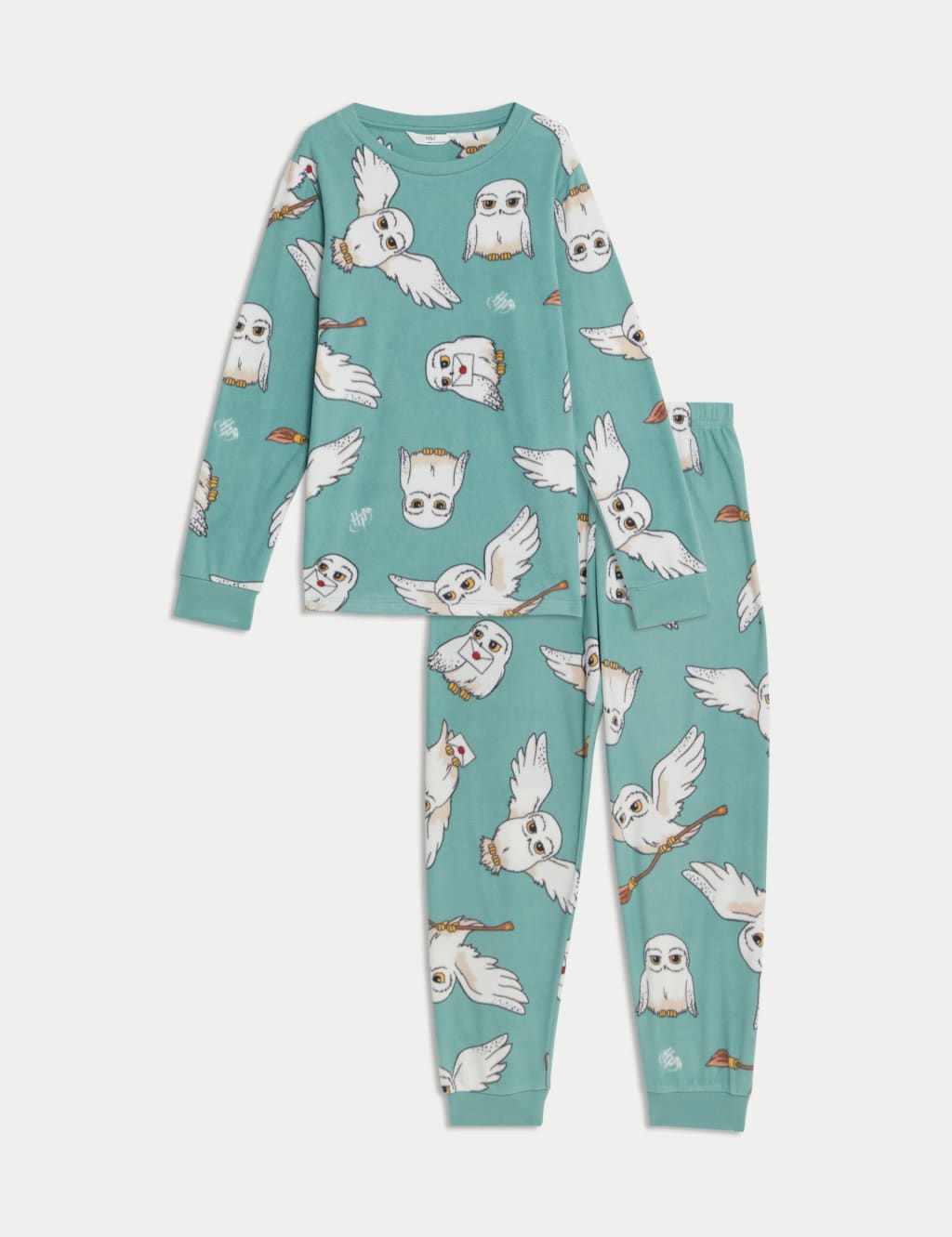 Harry Potter Fleece Hedwig Pyjamas 6 16 Yrs M S Collection M S