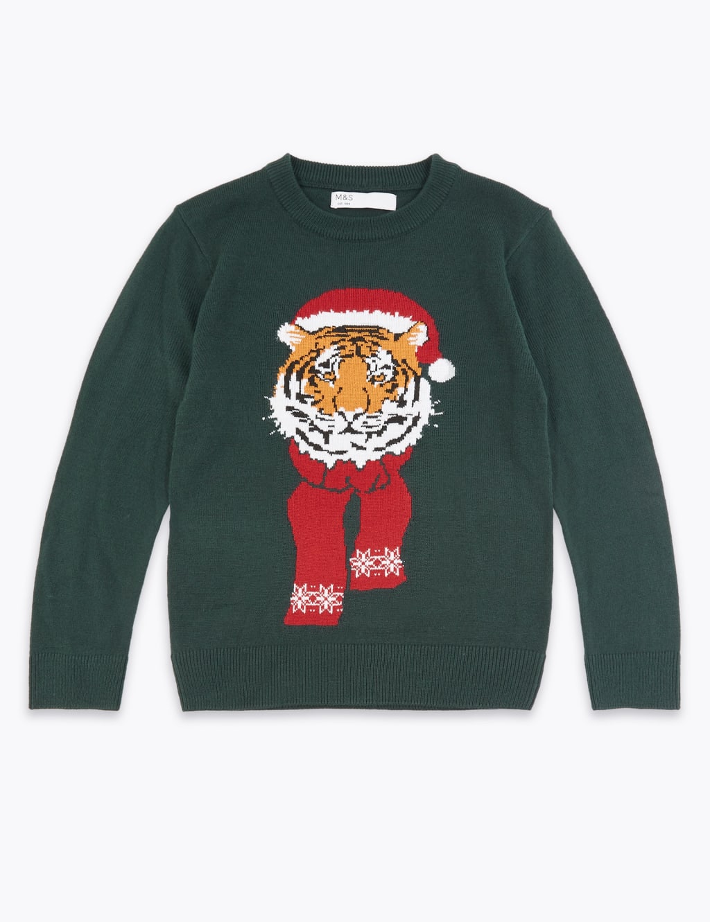 Christmas Tiger Mini Me Jumper 3 16 Years M S