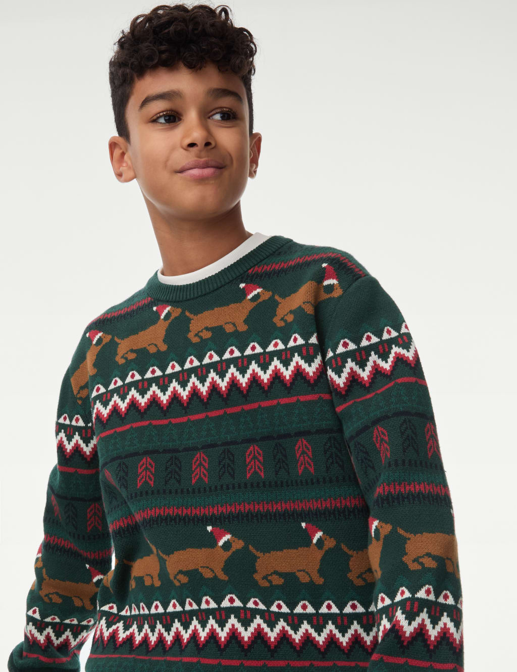 M&s boys christmas jumper outlet