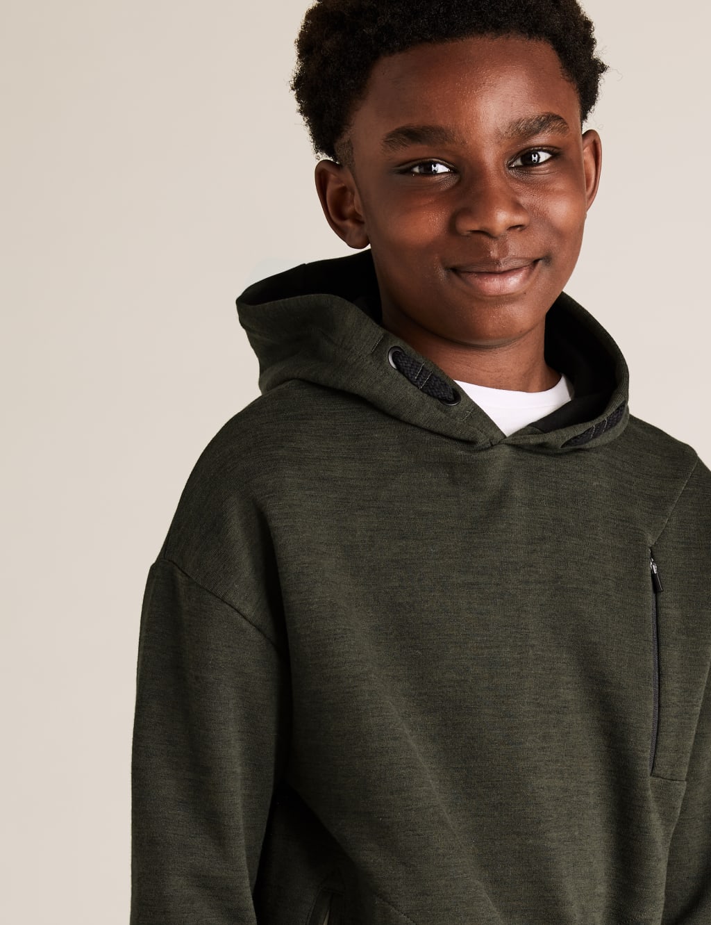 Borg lined hoodie boys online