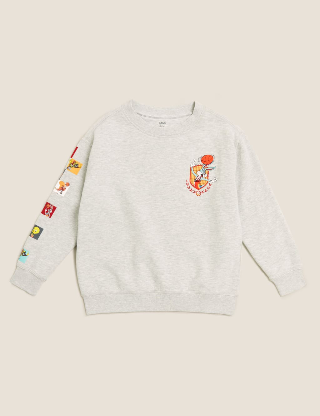 Space Jam A New Legacy Cotton Sweatshirt 6 16 Yrs M S