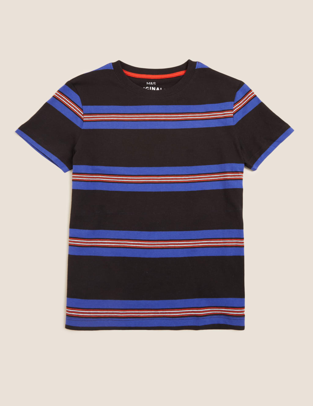 Organic Cotton Stripe T-Shirt (6-14 Yrs) 2 of 4
