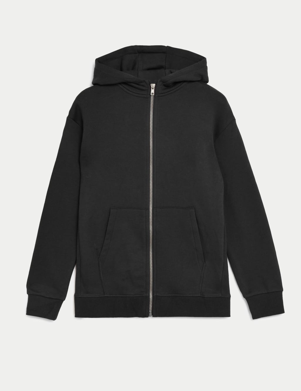 Unisex Cotton Rich Zip Through Hooded 6 16 Yrs M S Collection M S