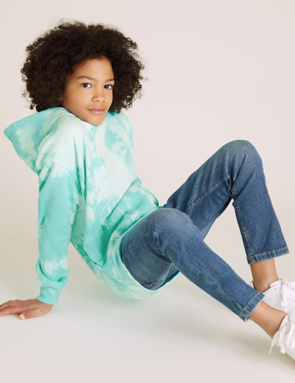 Cotton Tie Dye Hoodie 6 16 Yrs M S