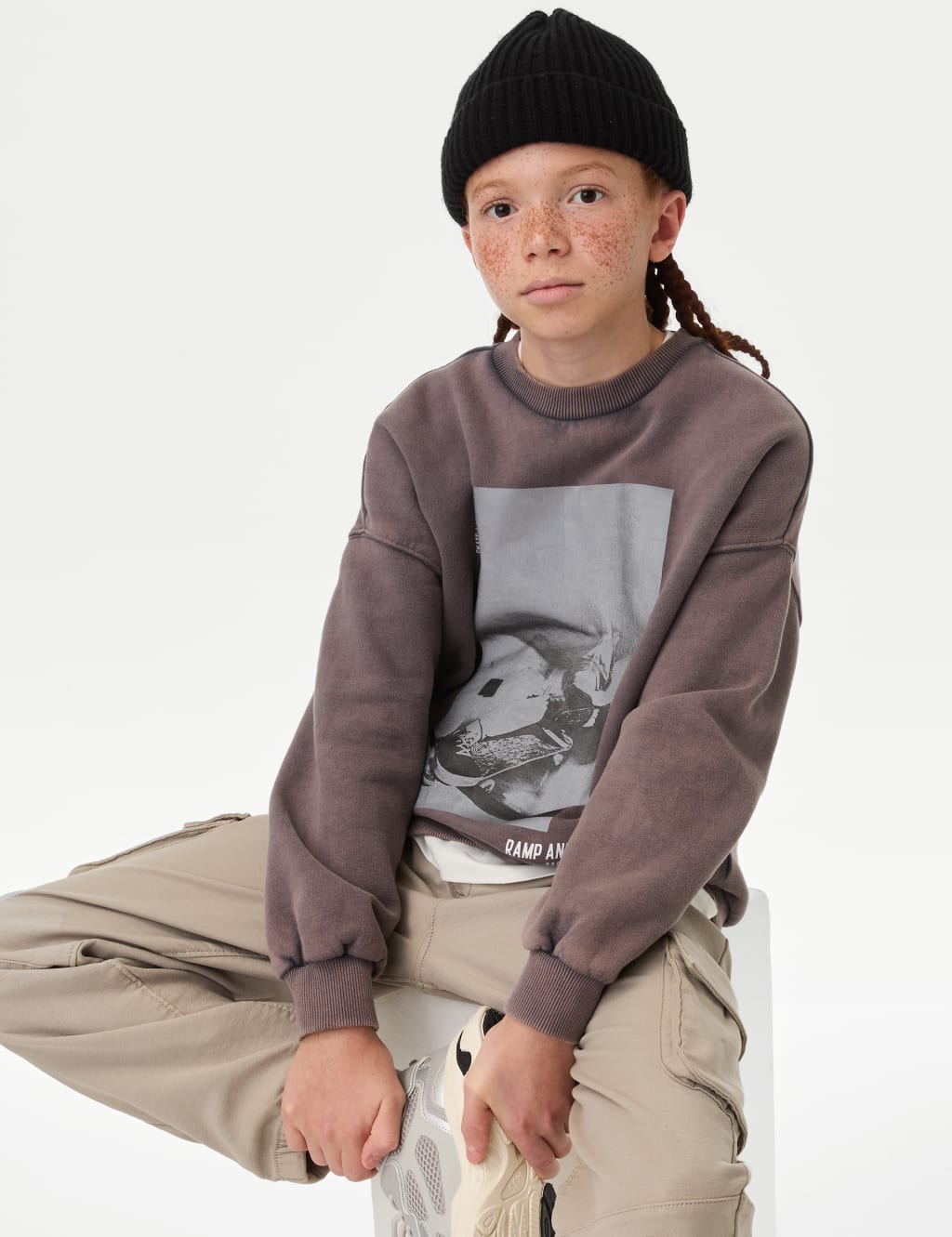Cotton Rich Skate Sweatshirt 6 16 Yrs