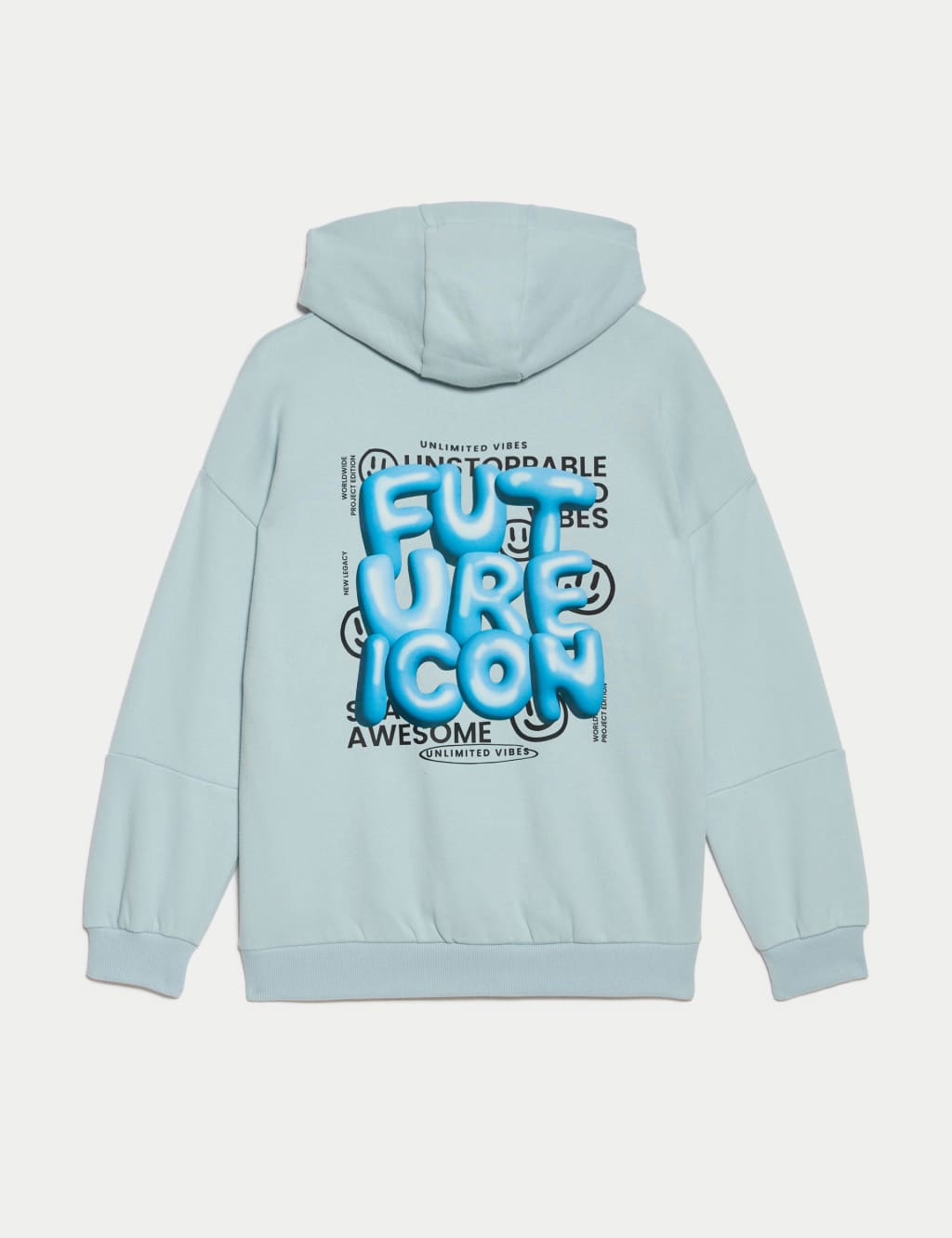 Cotton Rich Future Icon Print Hoodie 6 16 Yrs M S Collection M S IE