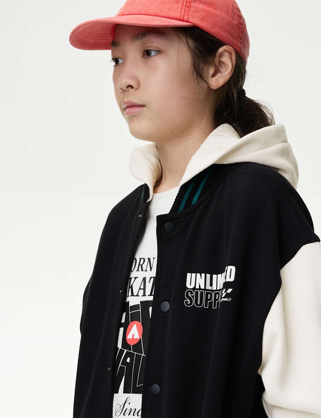 Unlimited Supply Graphic Bomber Hoodie (6-16 yrs) 4 of 7