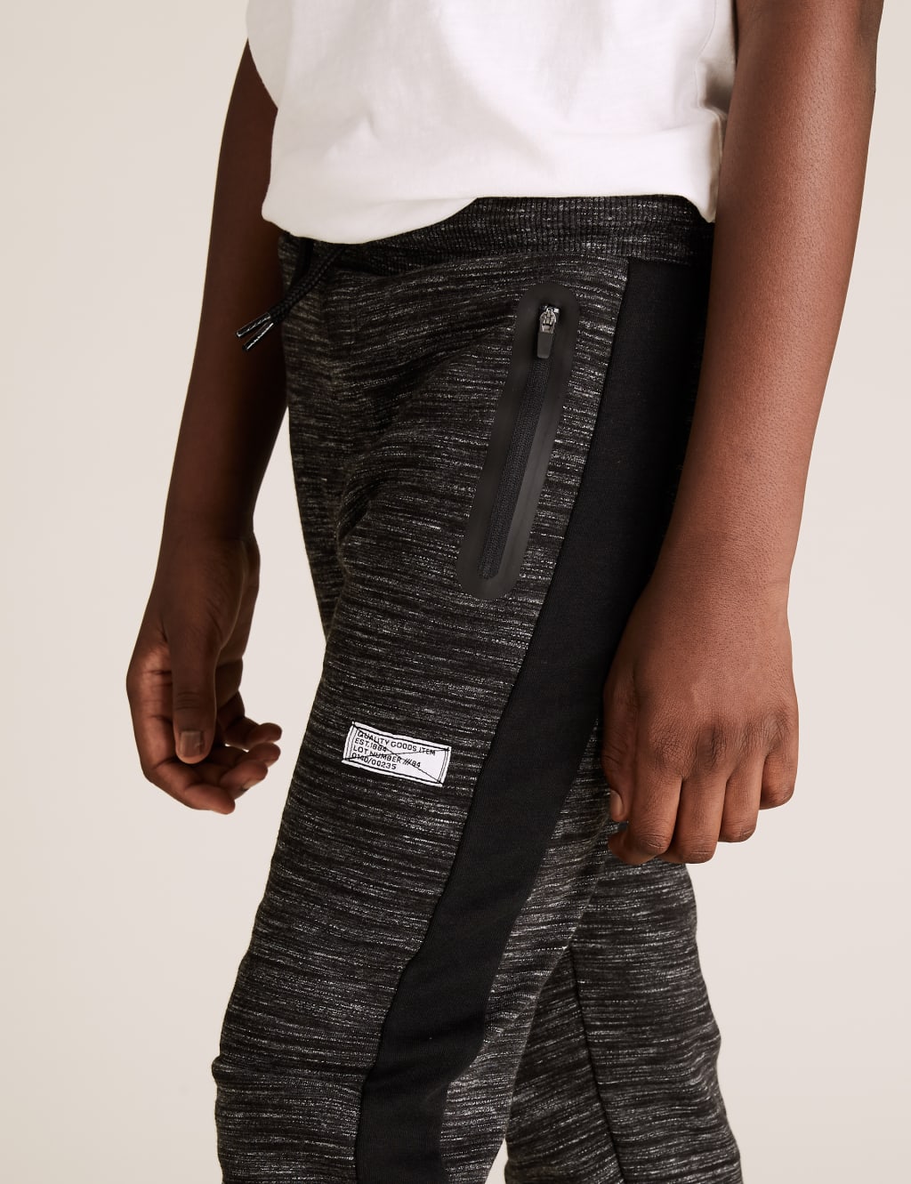 Cotton Space Dyed Joggers (6-16 Yrs) 3 of 5