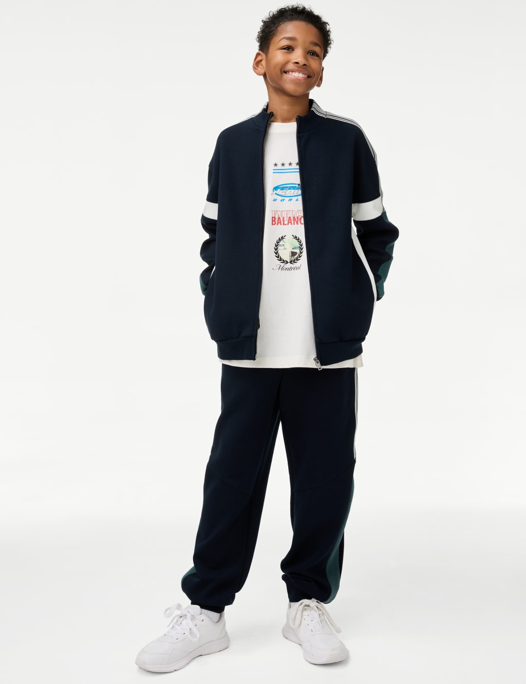 Cotton Rich Zip Sweatshirt (6-16 Yrs) 3 of 5