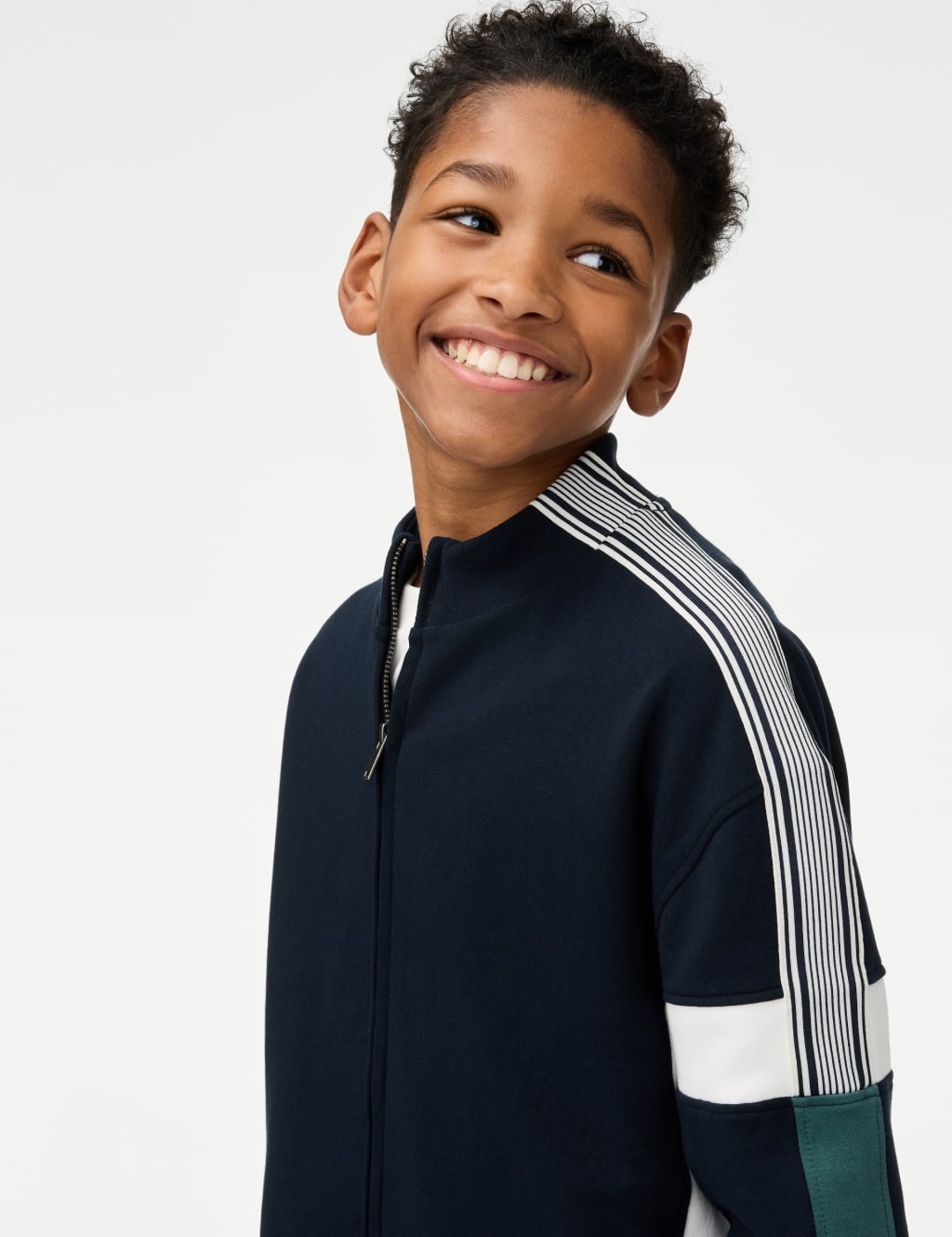 Cotton Rich Zip Sweatshirt (6-16 Yrs) 4 of 5