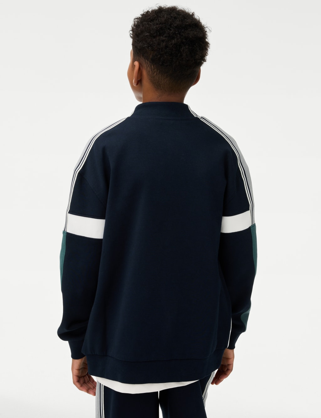 Cotton Rich Zip Sweatshirt (6-16 Yrs) 5 of 5