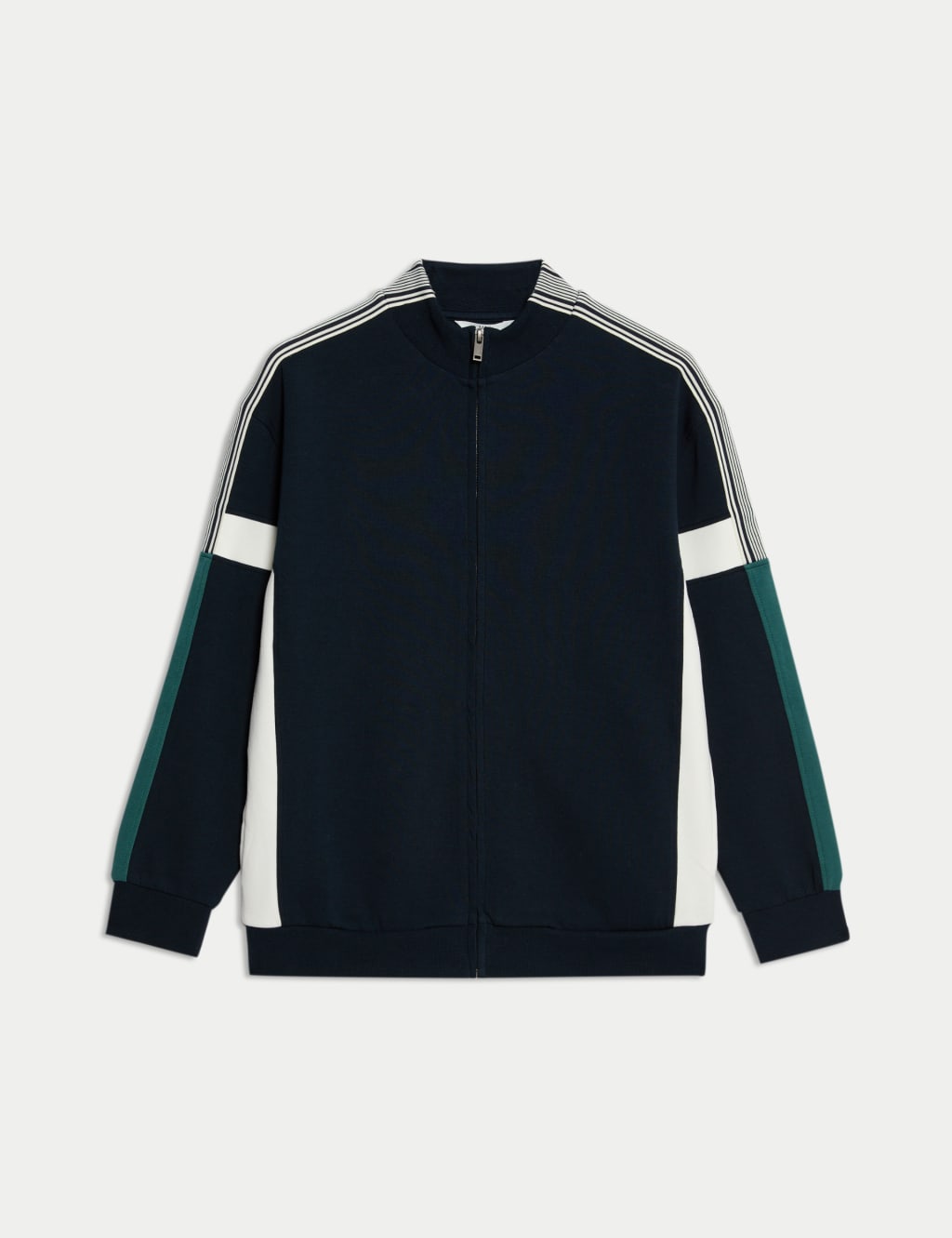 Cotton Rich Zip Sweatshirt (6-16 Yrs) 2 of 5
