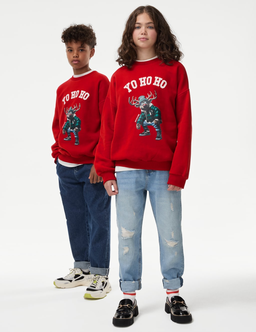 M&s boys christmas jumper cheap