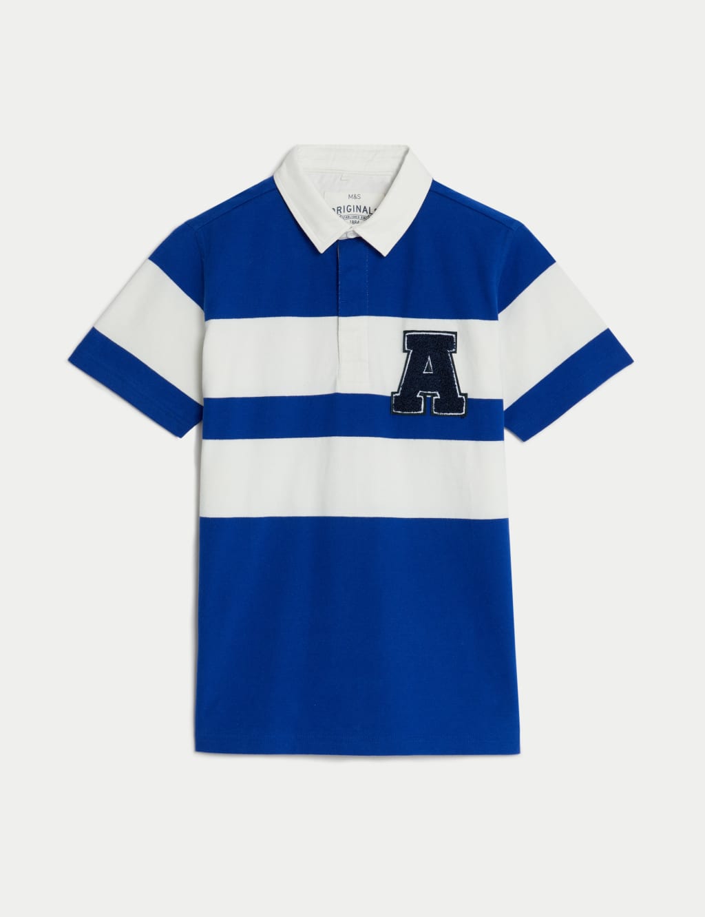 Pure Cotton Logo Rugby Shirt (6-16 Yrs) 2 of 4