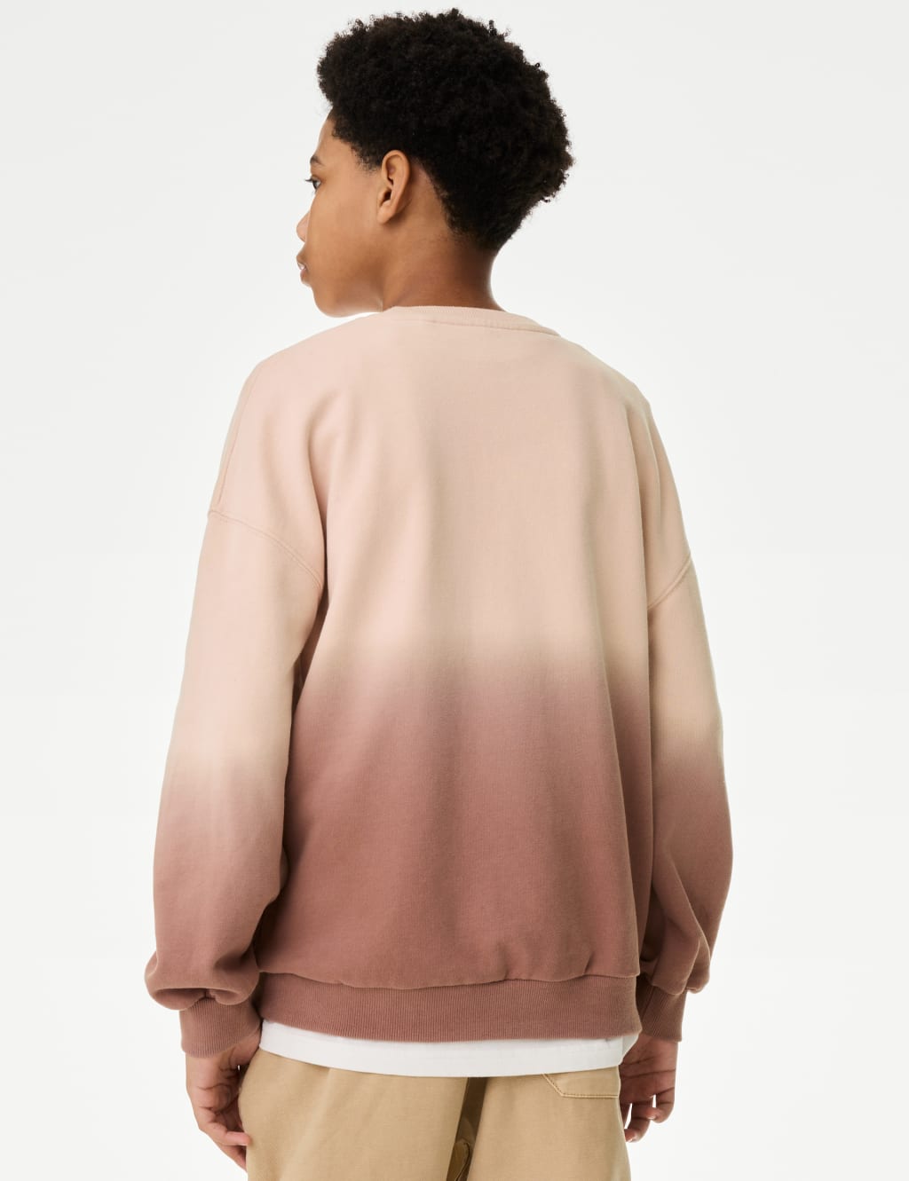 Cotton Rich Ombre Graphic Sweatshirt (6-16 Yrs) 5 of 6