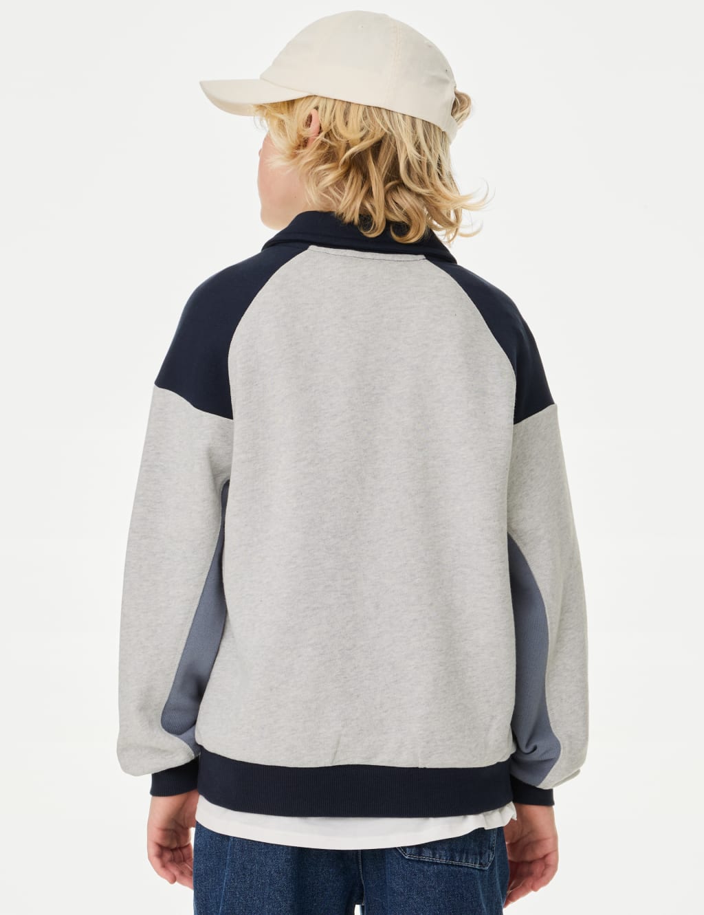 Cotton Rich Sports Slogan Polo Sweatshirt (6-16 Yrs) 4 of 5
