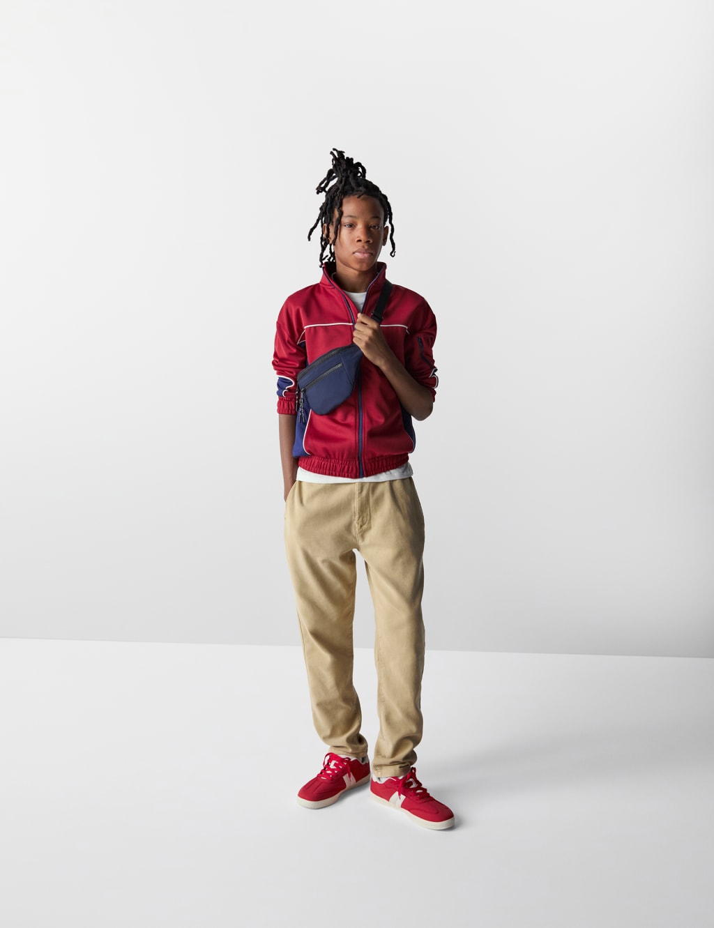 Zip Colour Block Sports Sweatshirt (6-16 Yrs) 3 of 4