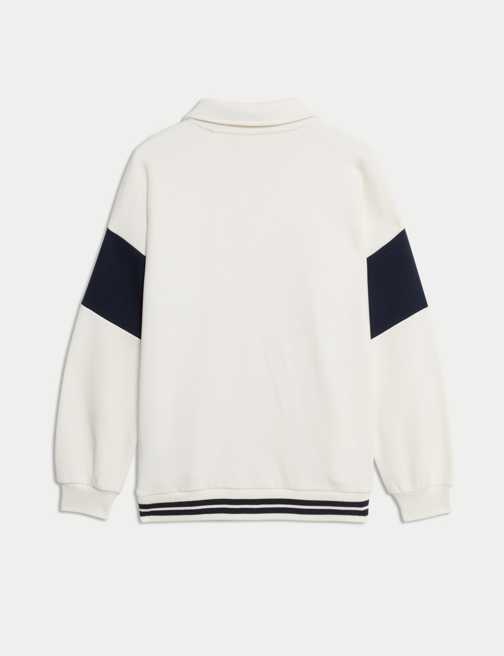 Cotton Rich Quarter Zip Sweatshirt (6-16 Yrs) 2 of 2