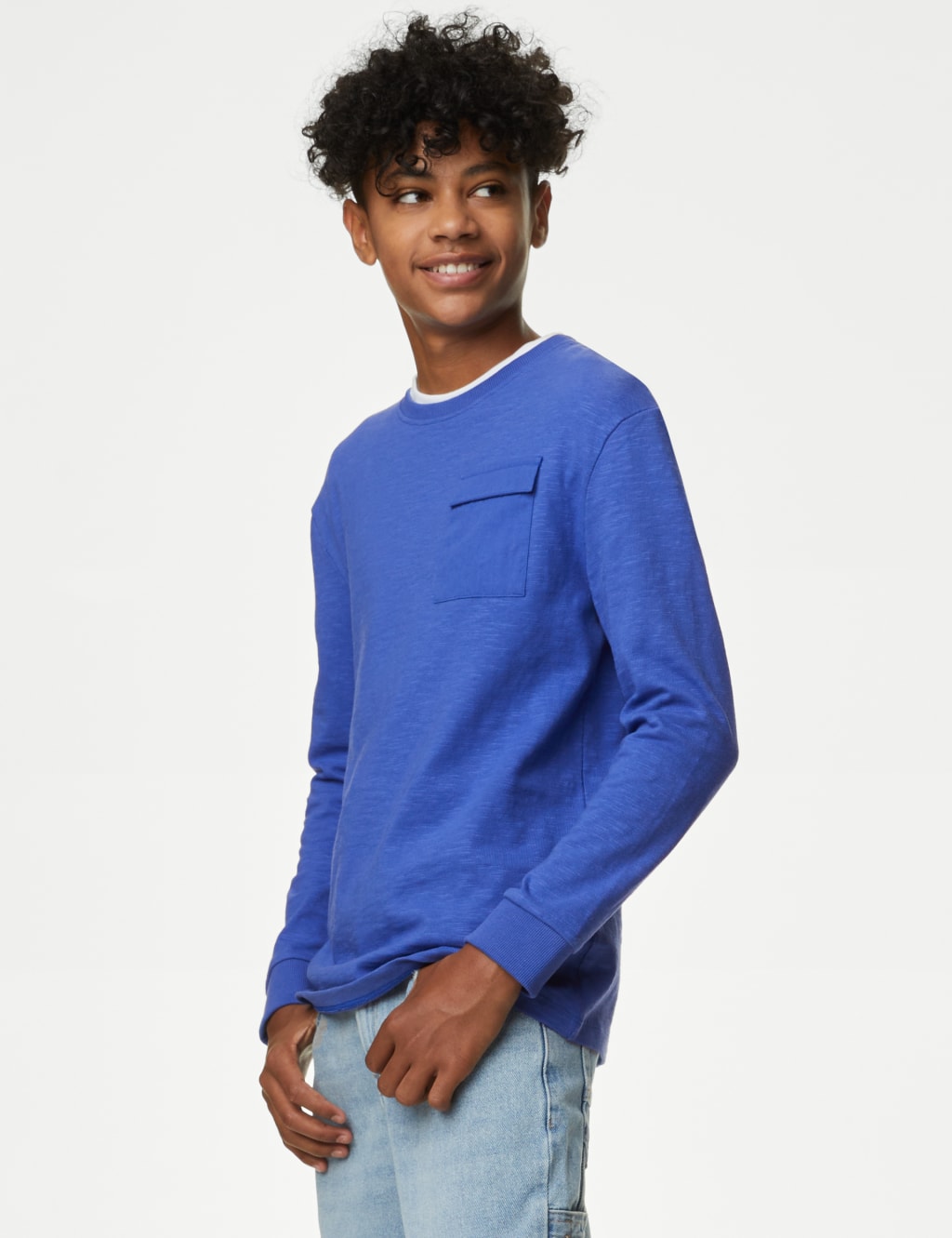 Pure Cotton Textured Top (6-16 Yrs) 1 of 4