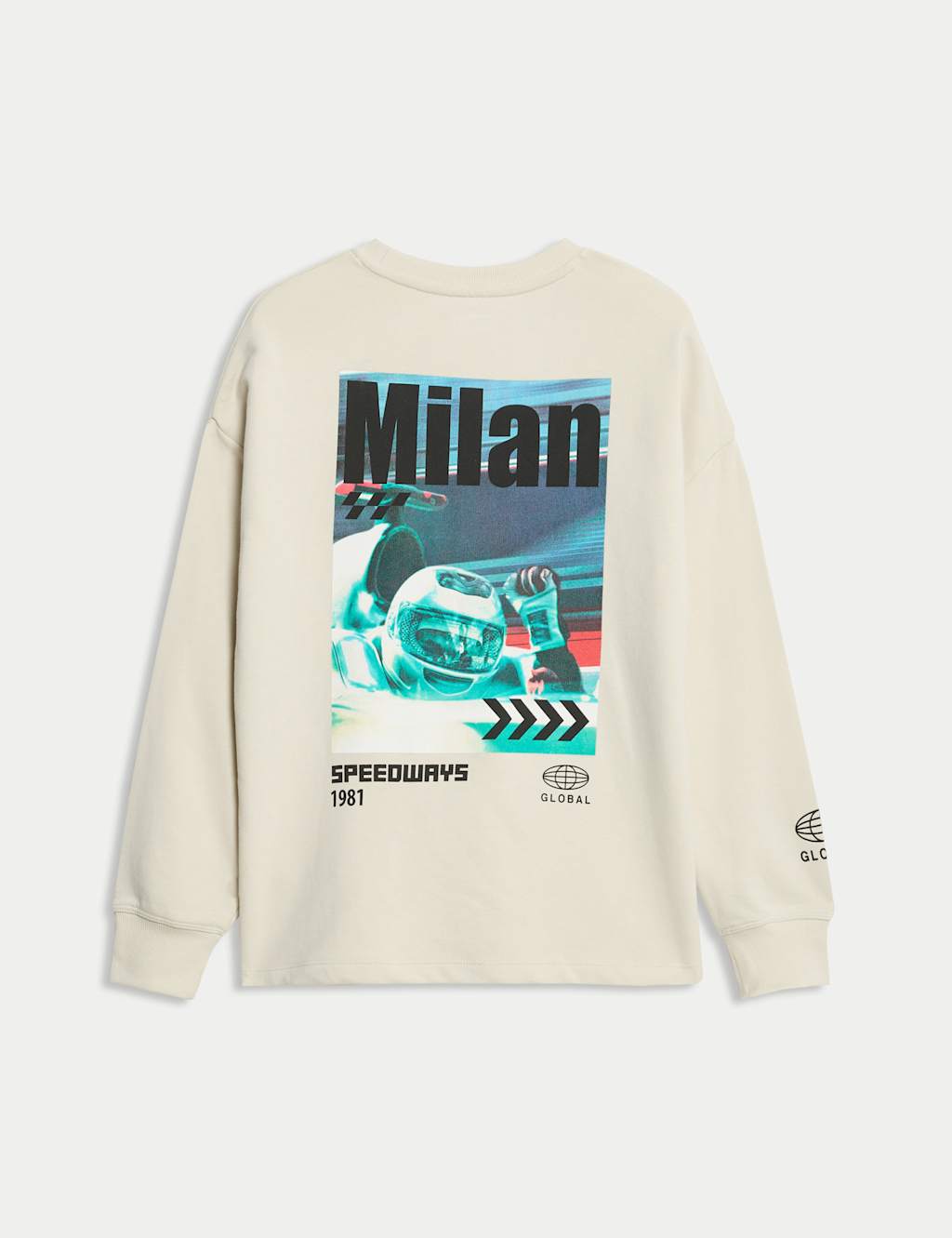 Cotton Rich Racing Graphic Long Sleeve Top (2-16 Yrs) 6 of 6