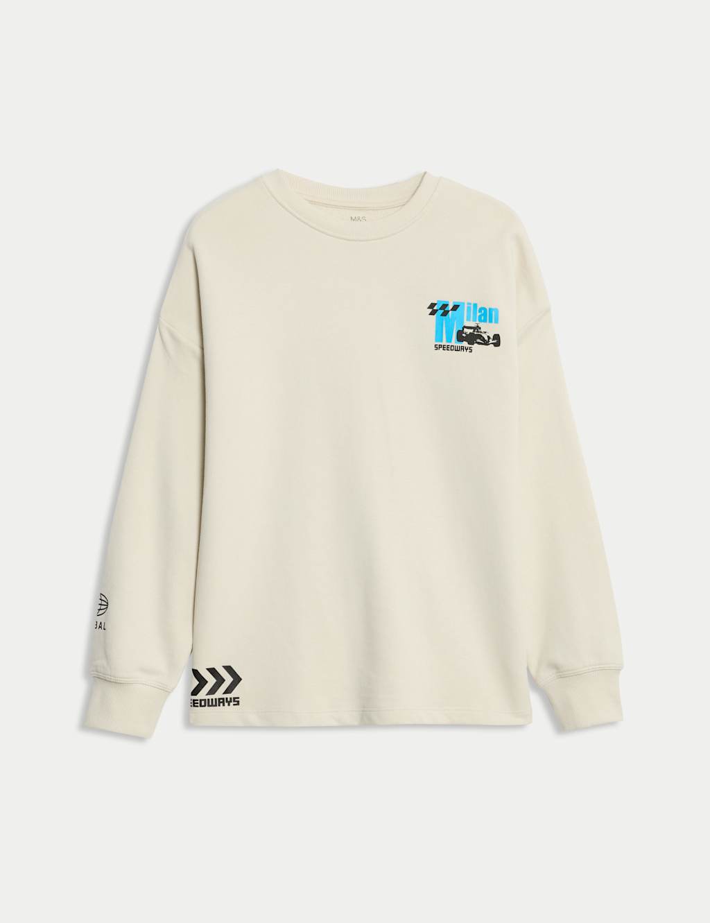 Cotton Rich Racing Graphic Long Sleeve Top (2-16 Yrs) 2 of 6