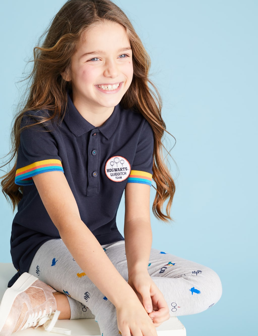 Harry Potter™ Pure Cotton Polo Shirt (6-16 Yrs) 3 of 7