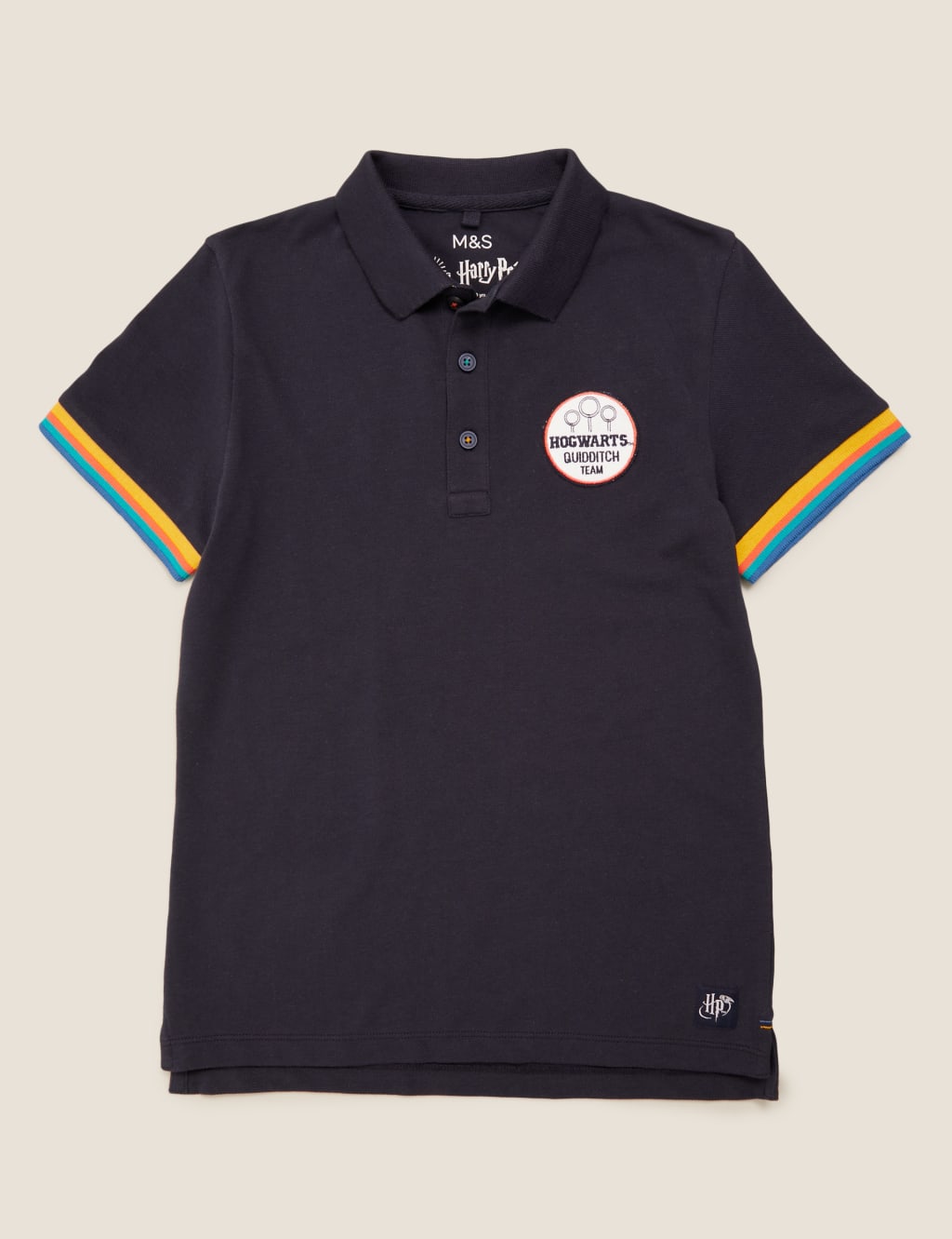 Harry Potter™ Pure Cotton Polo Shirt (6-16 Yrs) 2 of 7