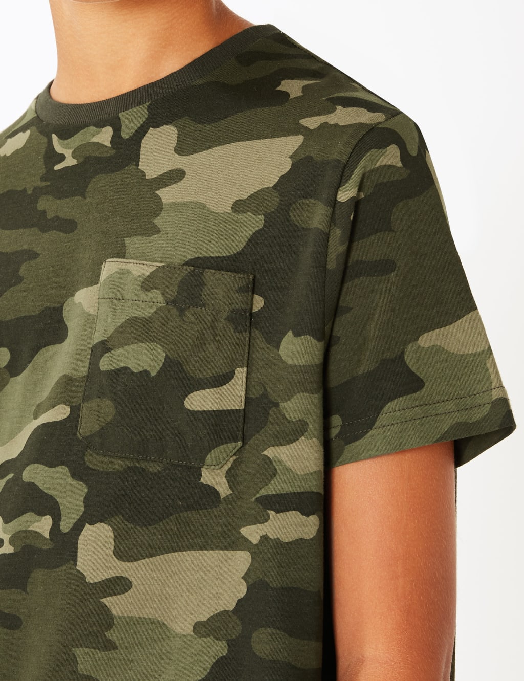 Pure Cotton Camo Print T-Shirt (6-16 Yrs) 3 of 4