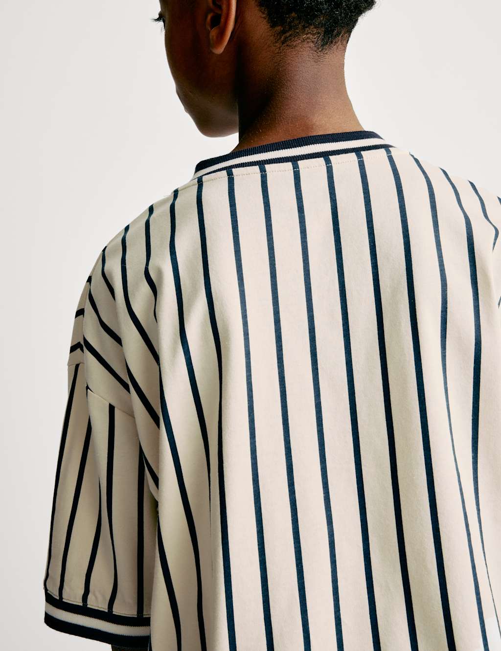 Pure Cotton Striped Baseball T-Shirt (6-16 Yrs) 5 of 7