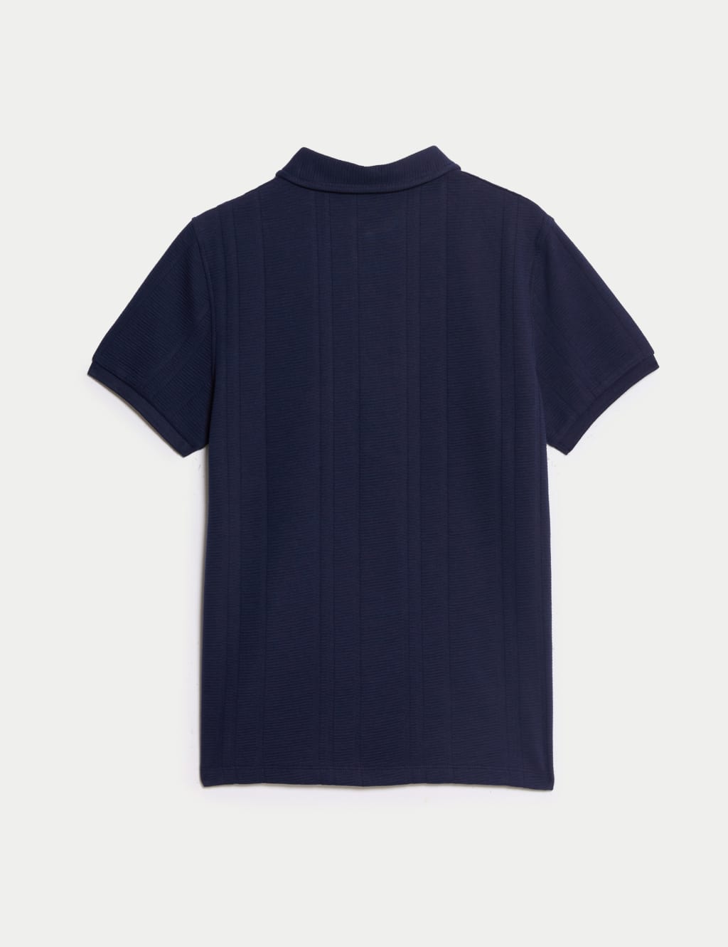 Pure Cotton Textured Zip Polo Shirt (2-16 Yrs) 5 of 5