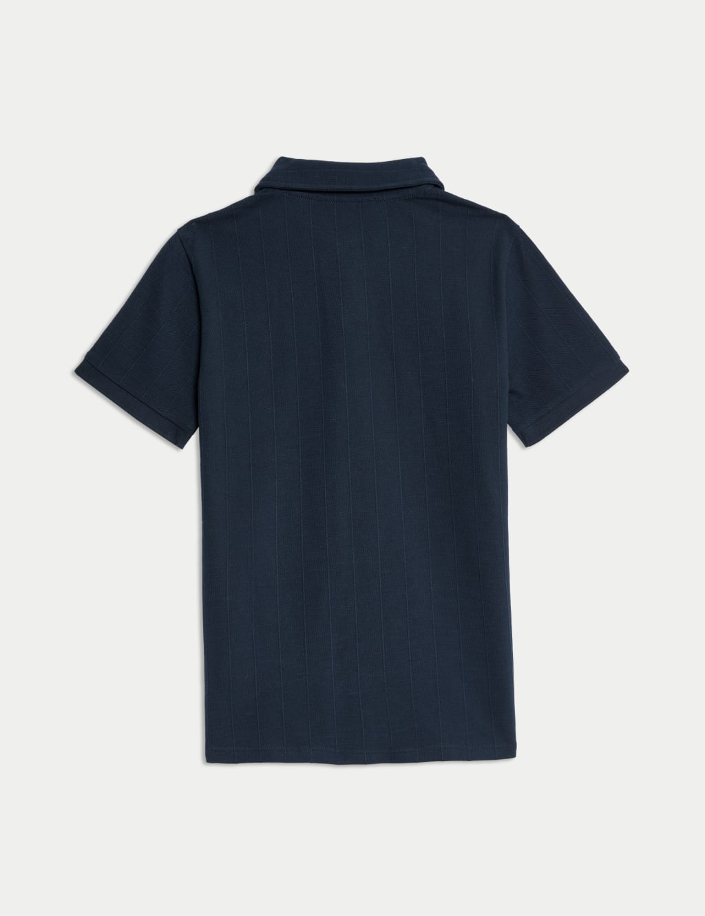 Cotton Rich Textured Polo Shirt (6-16 Yrs) 5 of 5