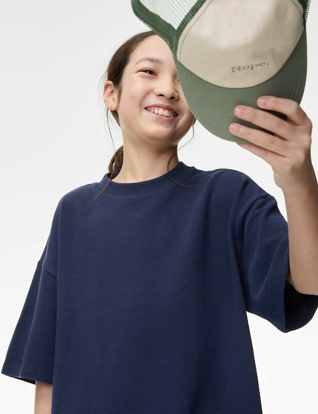 Pure Cotton Textured T-Shirt (6-16 Yrs) 1 of 5