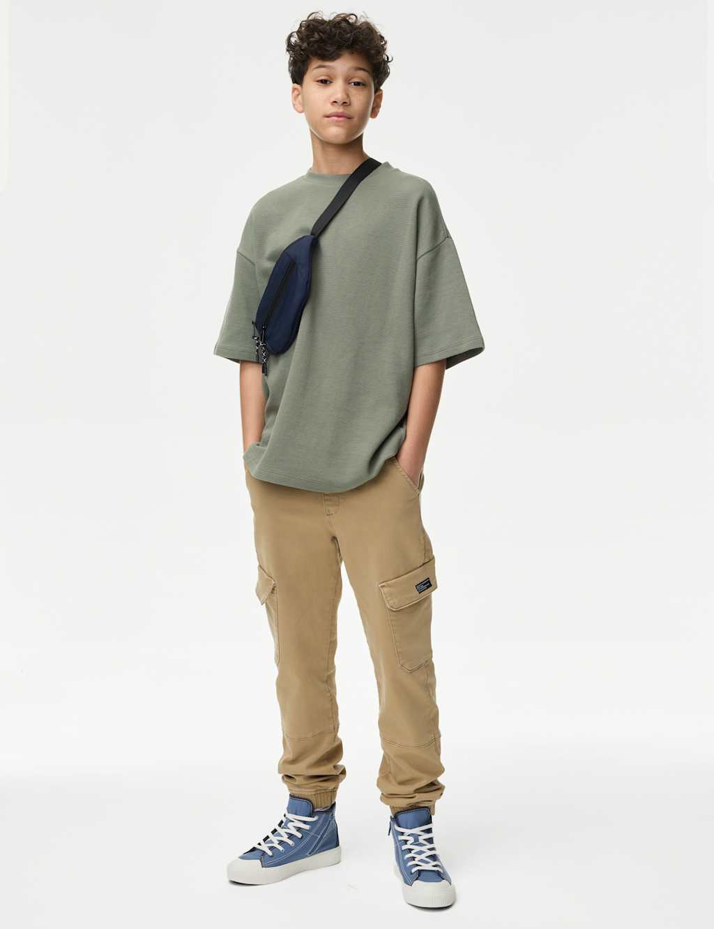 Pure Cotton Textured T-Shirt (6-16 Yrs) 3 of 5