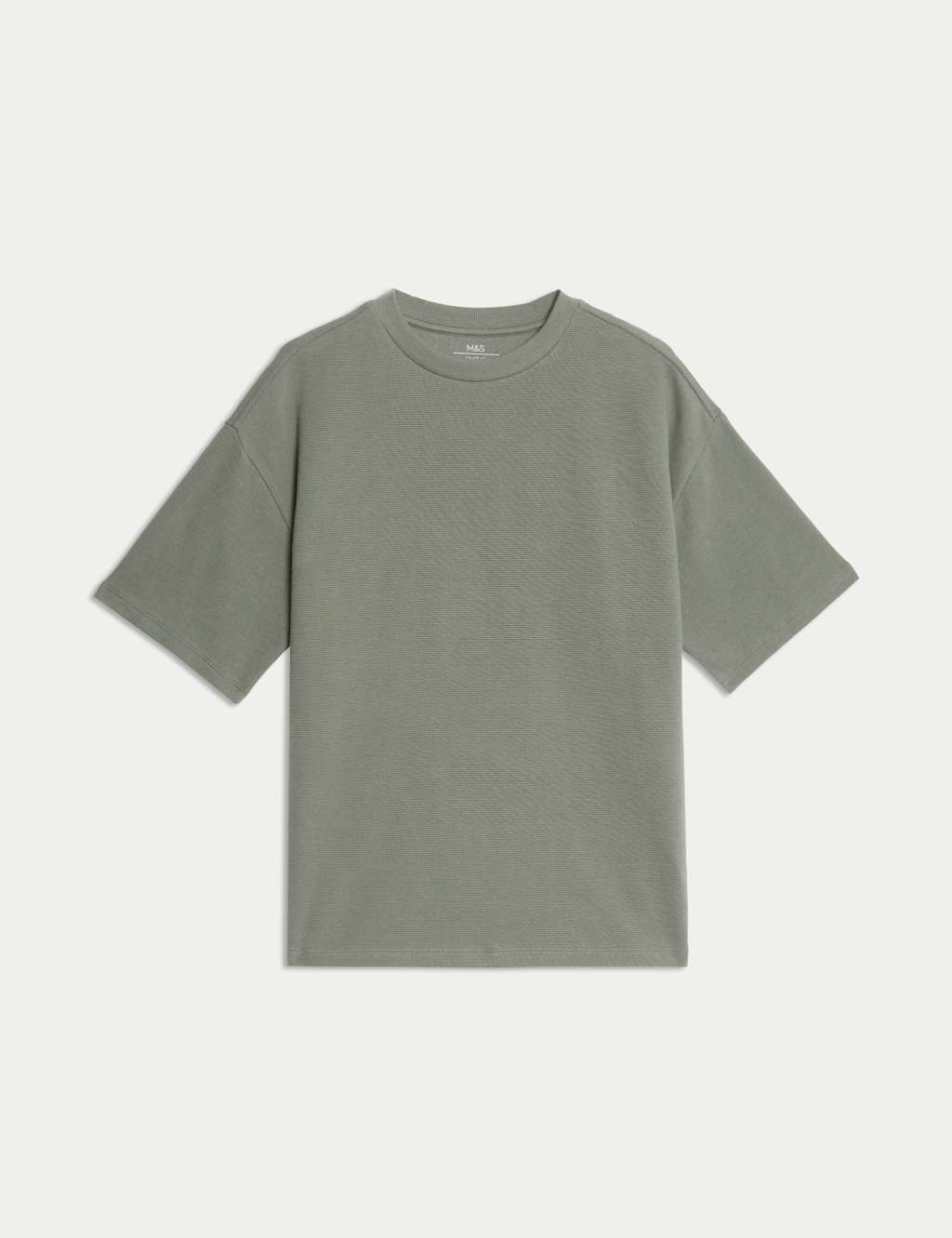 Pure Cotton Textured T-Shirt (6-16 Yrs) 2 of 5
