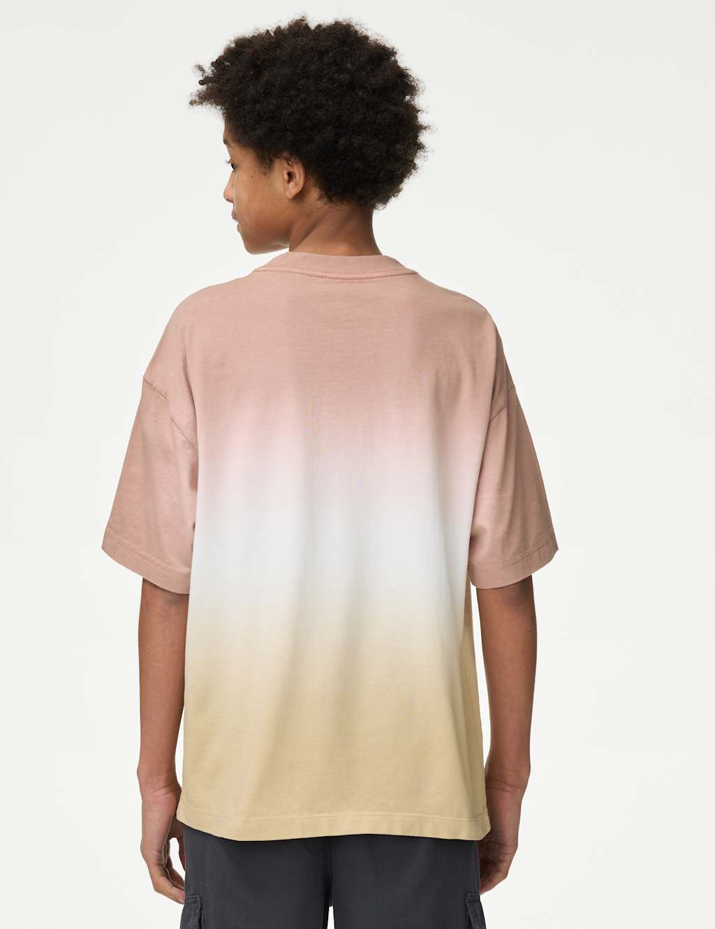 Pure Cotton Ombre Slogan T-shirt (2-16 Yrs) 4 of 5