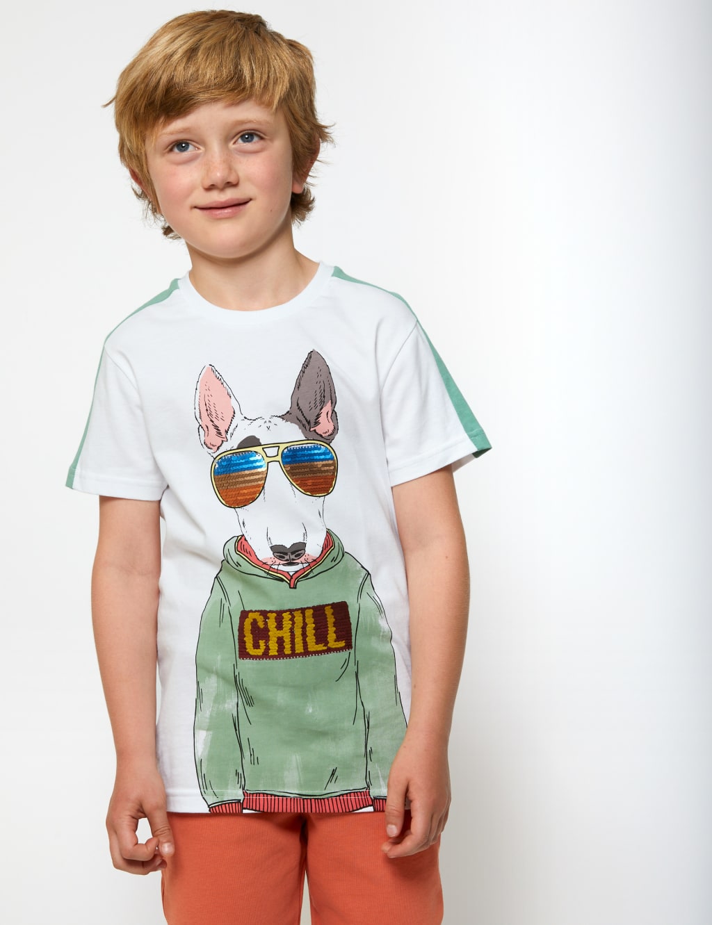 Cotton Reversible Sequin T-Shirt (6-16 Yrs) 3 of 5
