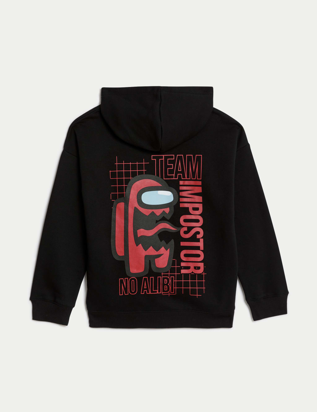 Among us embroidered hoodie hotsell