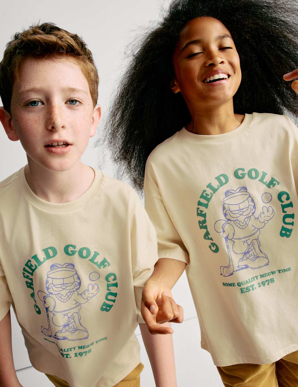 Pure Cotton Garfield™ Golf T-Shirt (6-16 Yrs) 4 of 8