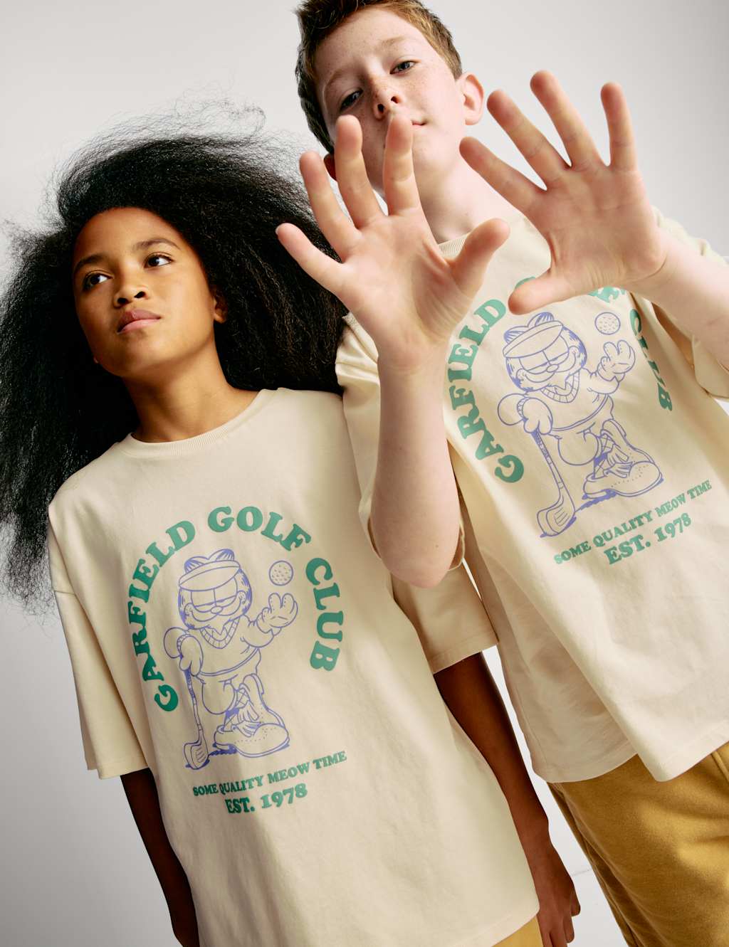Pure Cotton Garfield™ Golf T-Shirt (6-16 Yrs) 6 of 8