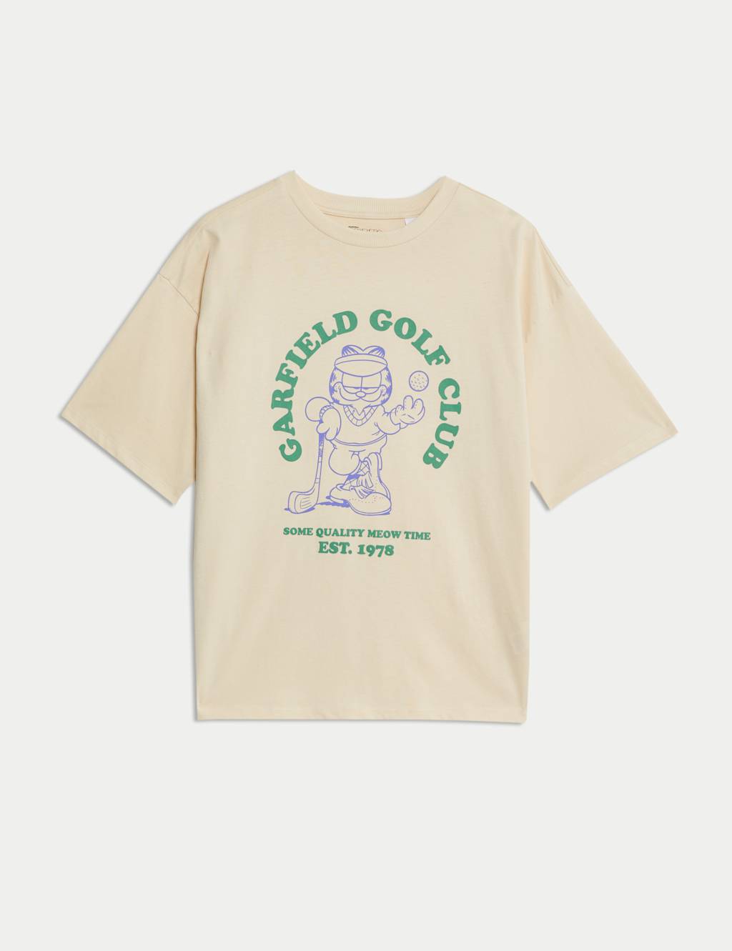 Pure Cotton Garfield™ Golf T-Shirt (6-16 Yrs) 2 of 8