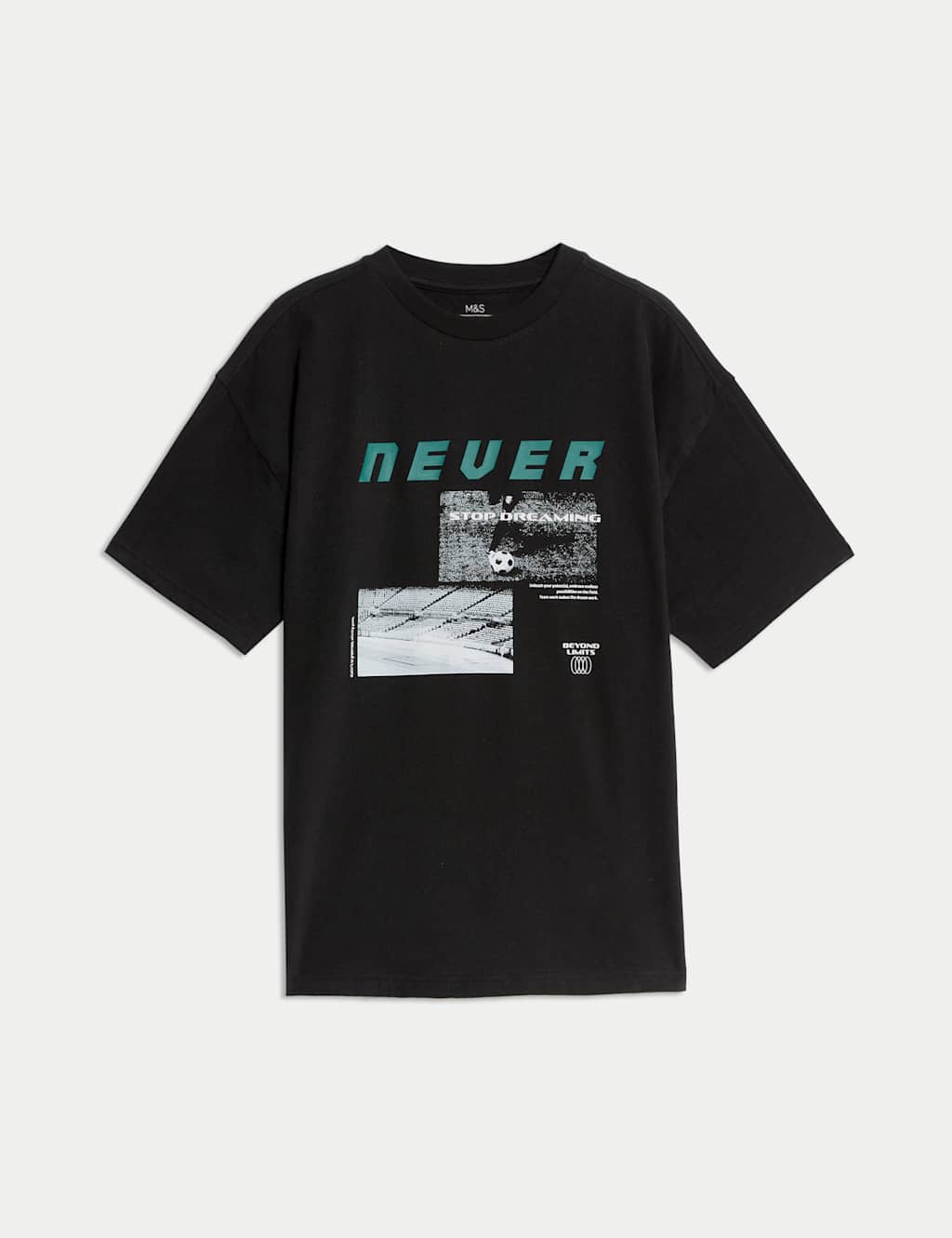 Pure Cotton Graphic T-Shirt (6-16 Yrs) 2 of 5
