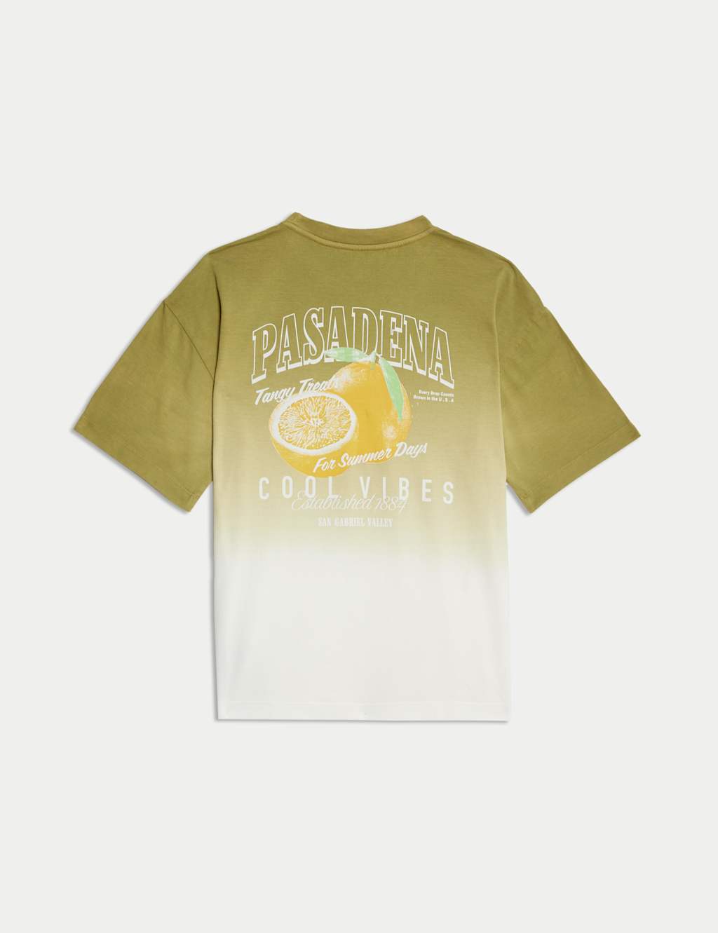 Pure Cotton Ombré Graphic T-Shirt (6-16 Yrs) 5 of 5