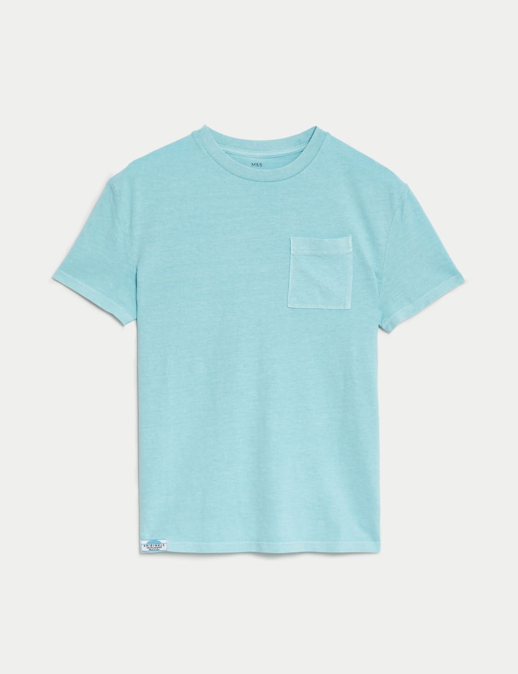 Pure Cotton Garment Dyed T-Shirt (6-16 Yrs) 1 of 2