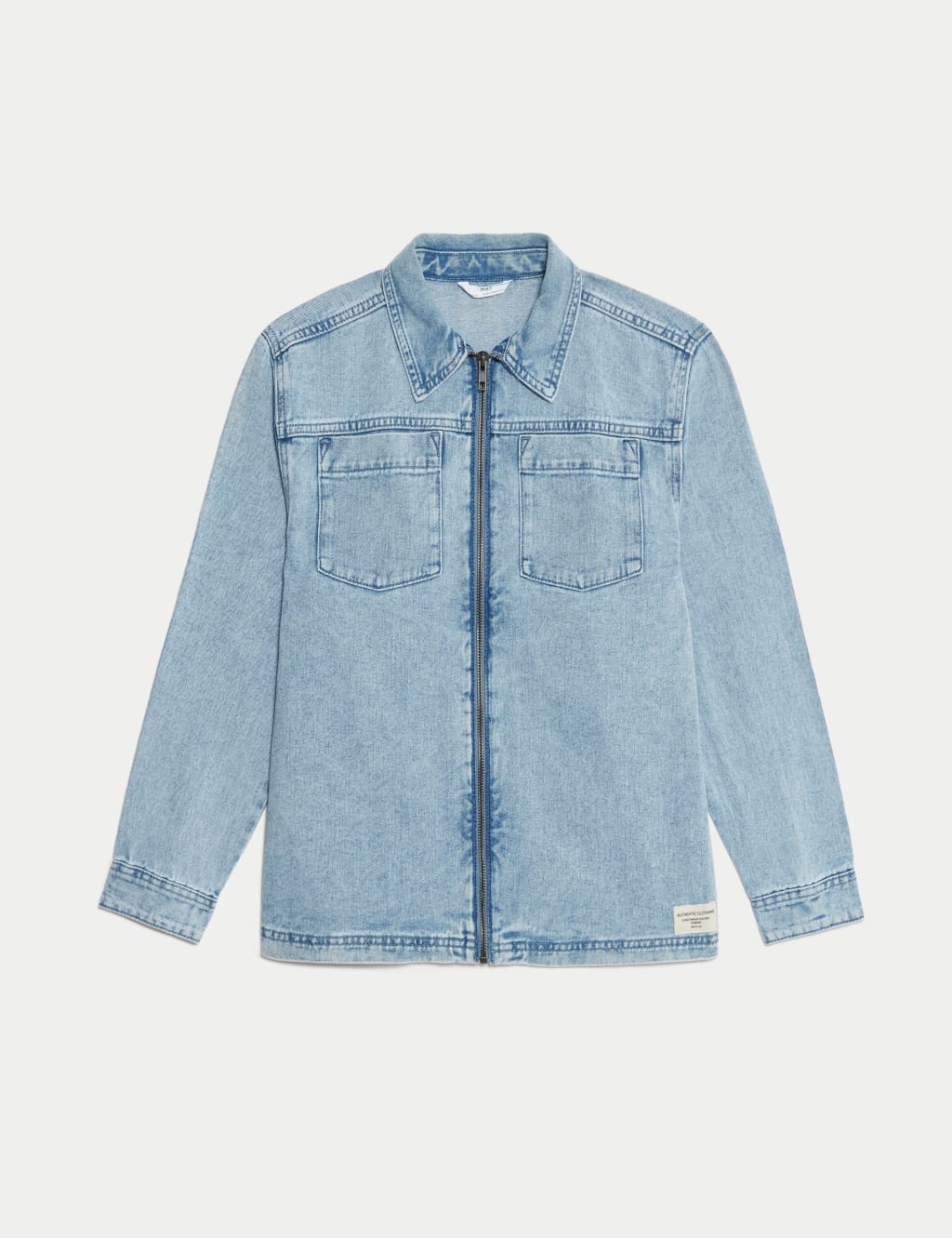 Denim Zip Shirt (2-16 Yrs) 2 of 6