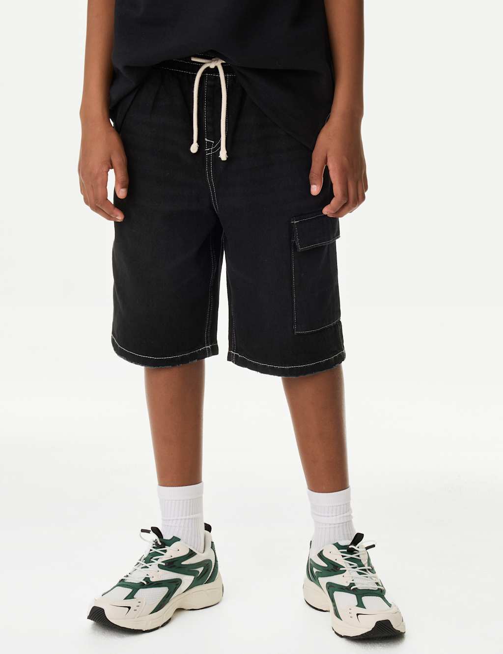 Contrast Stitch Denim Shorts (6-16 Yrs) 4 of 5
