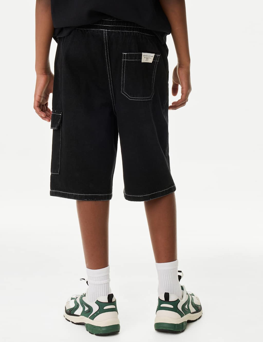 Contrast Stitch Denim Shorts (6-16 Yrs) 5 of 5