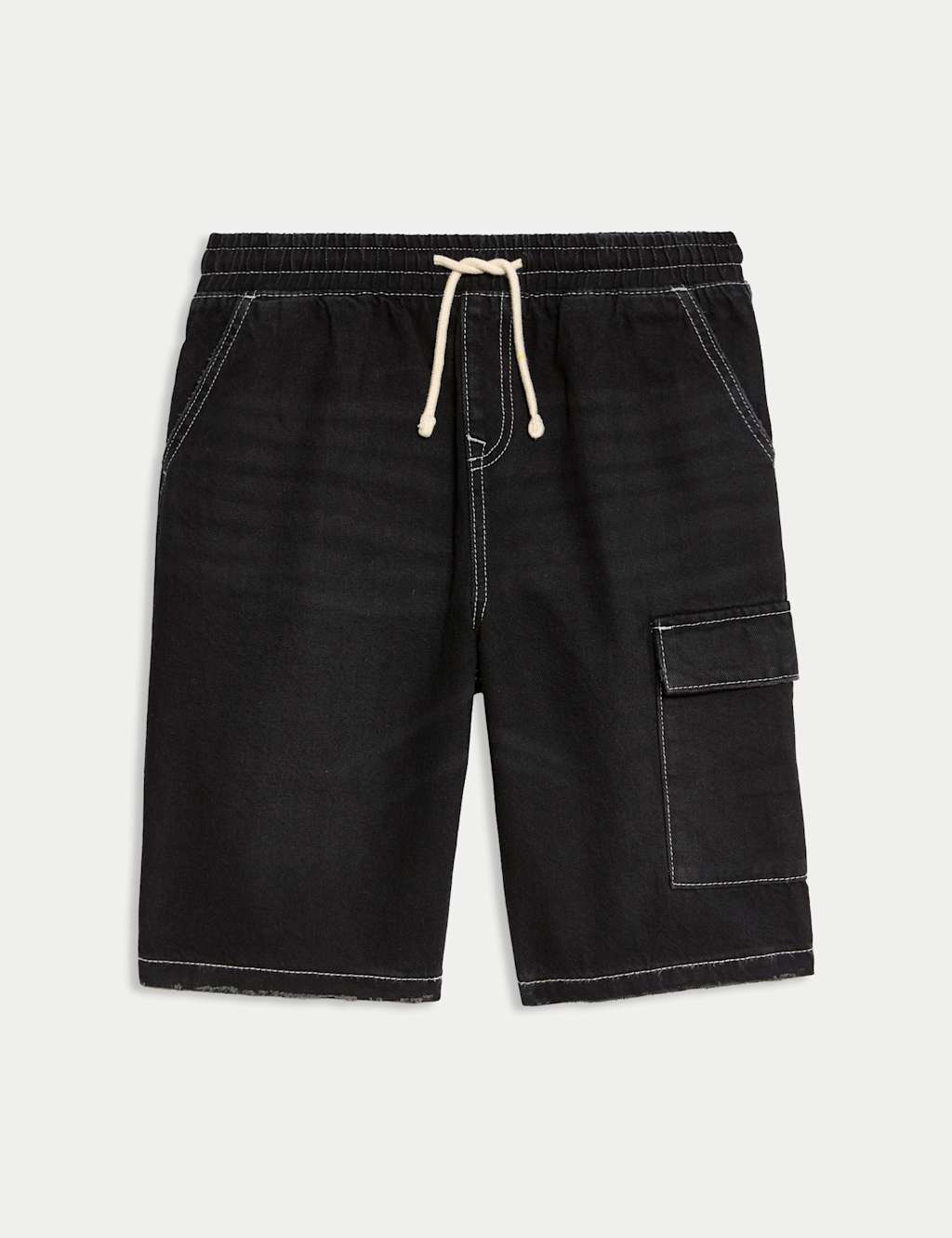 Contrast Stitch Denim Shorts (6-16 Yrs) 2 of 5