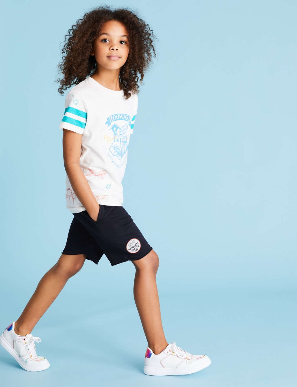 Harry Potter™ Cotton Jersey Shorts (6-16 Yrs) 3 of 8